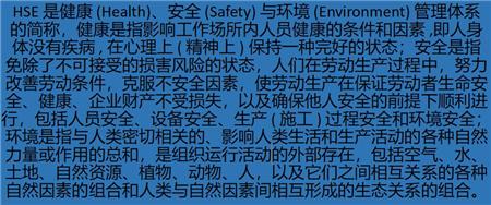 HSE管理体系在设备安全管理中的作用浅述